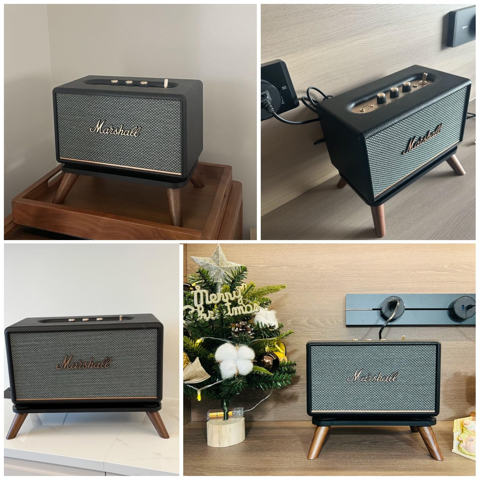 Amazon.co.jp: Zononoca ウォールナットスピーカースタンド Marshall