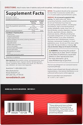 Miniatura 6 de Testrovax 90 Count - Best Testosterone Booster for Men - Vitamins for Men - Boost Testosterone for Men - Test Booster - Increase Testosterone-