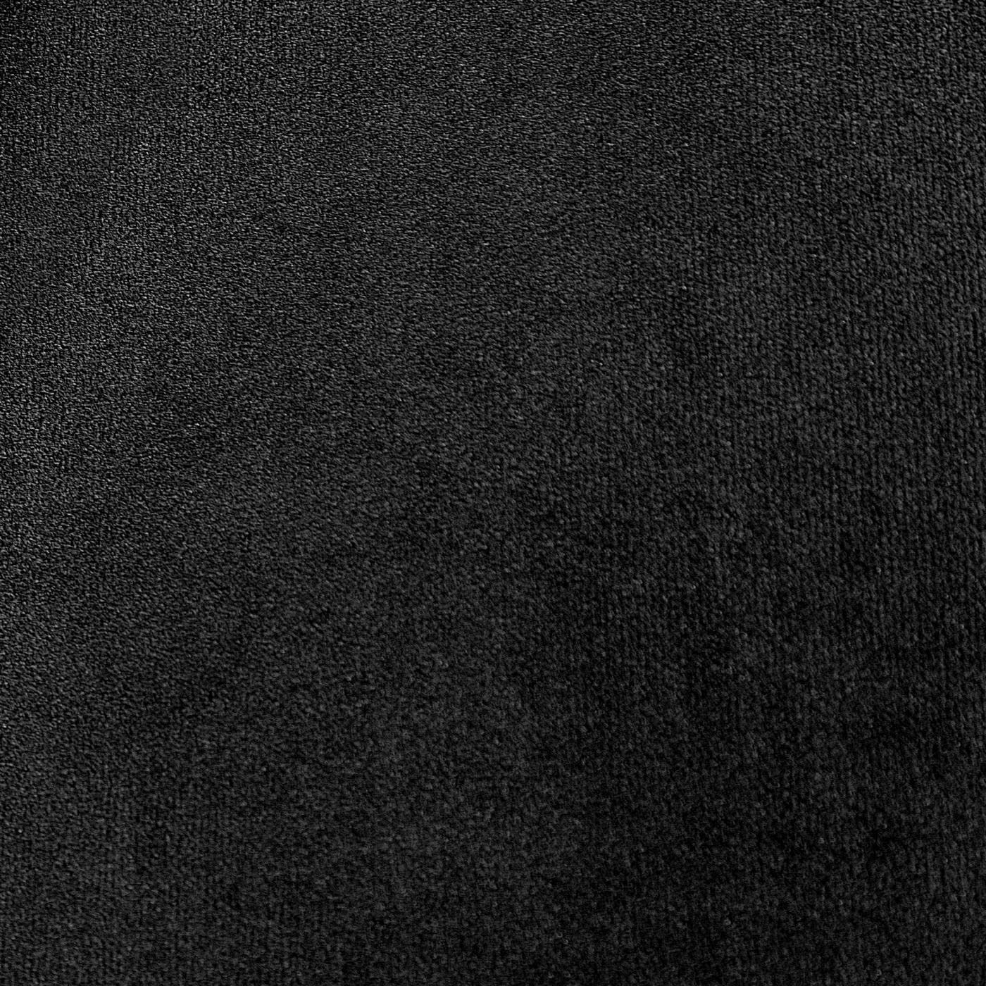 Eurofirany Villa Cortina Opaca Terciopelo con Ojales-1 Unidad, Panel, Suave, Clásico, Elegante, Salón, Dormitorio, Gruesa 290 g/m², Poliéster, Negro, 140x250 cm