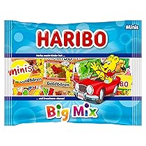 Haribo | Big Mix – Grande Mix di Caramelle Gommose al Gusto Frutta, 22 Mini Bustine, Ideali per Feste, 330 g
