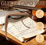Guitare personnalisée Capo Nom personnalisé/Texte Capo pour Acoustic & Guitares électriques, cadeau musical personnalisé pour les amateurs de guitare