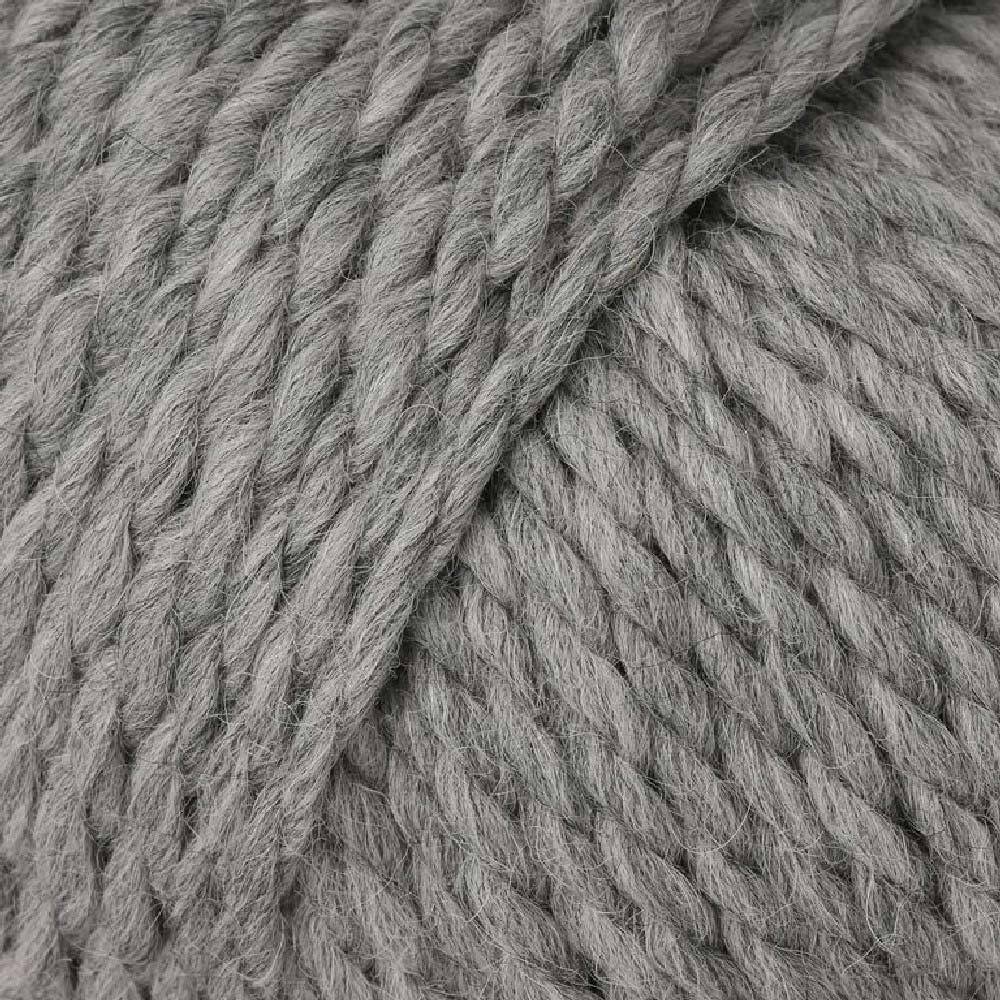 DROPS Andes 9015 MIX Grey Chunky Alpaca and Wool Knitting and Crochet Yarn