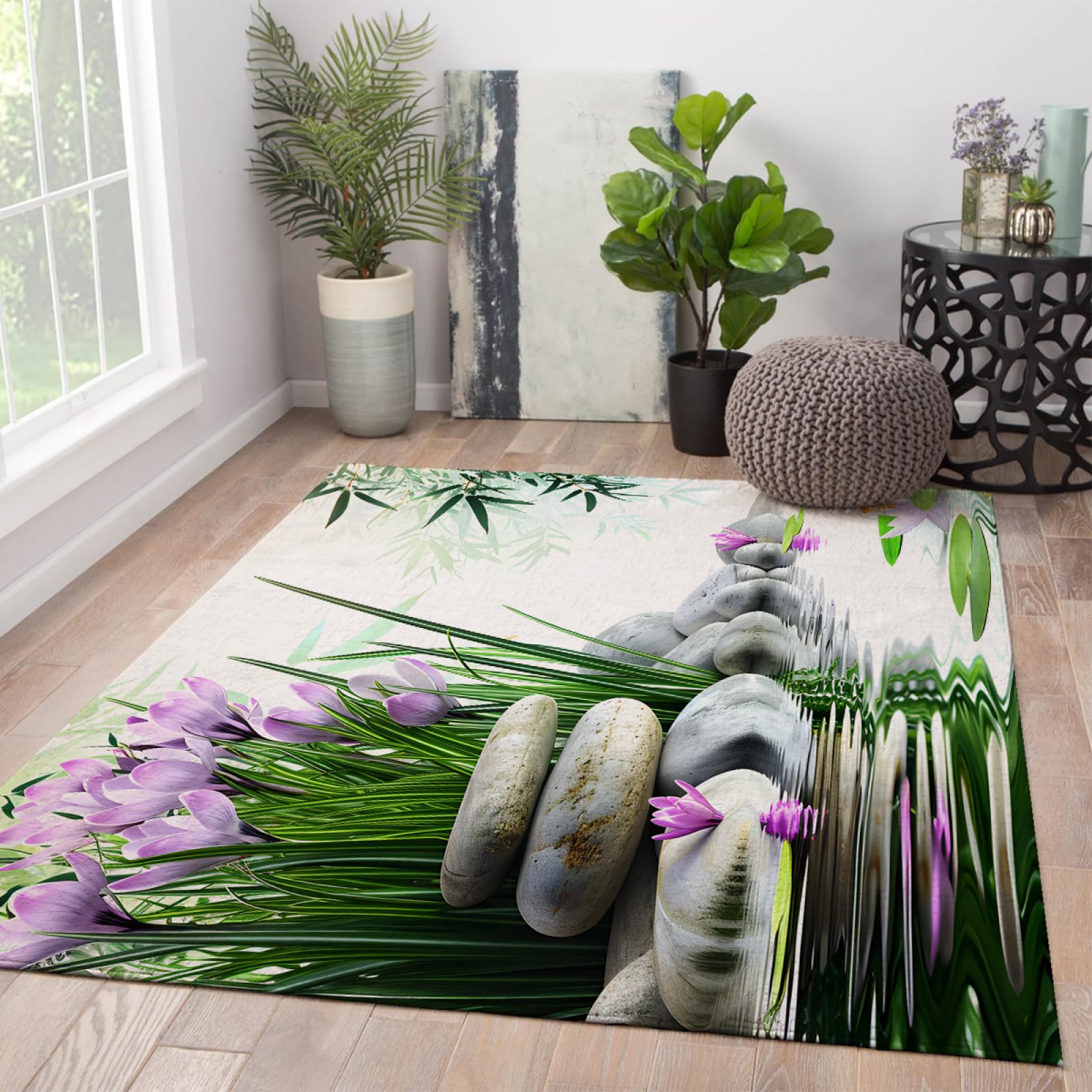 Amazon.com: Natural Zen Style Area Rugs 5'3