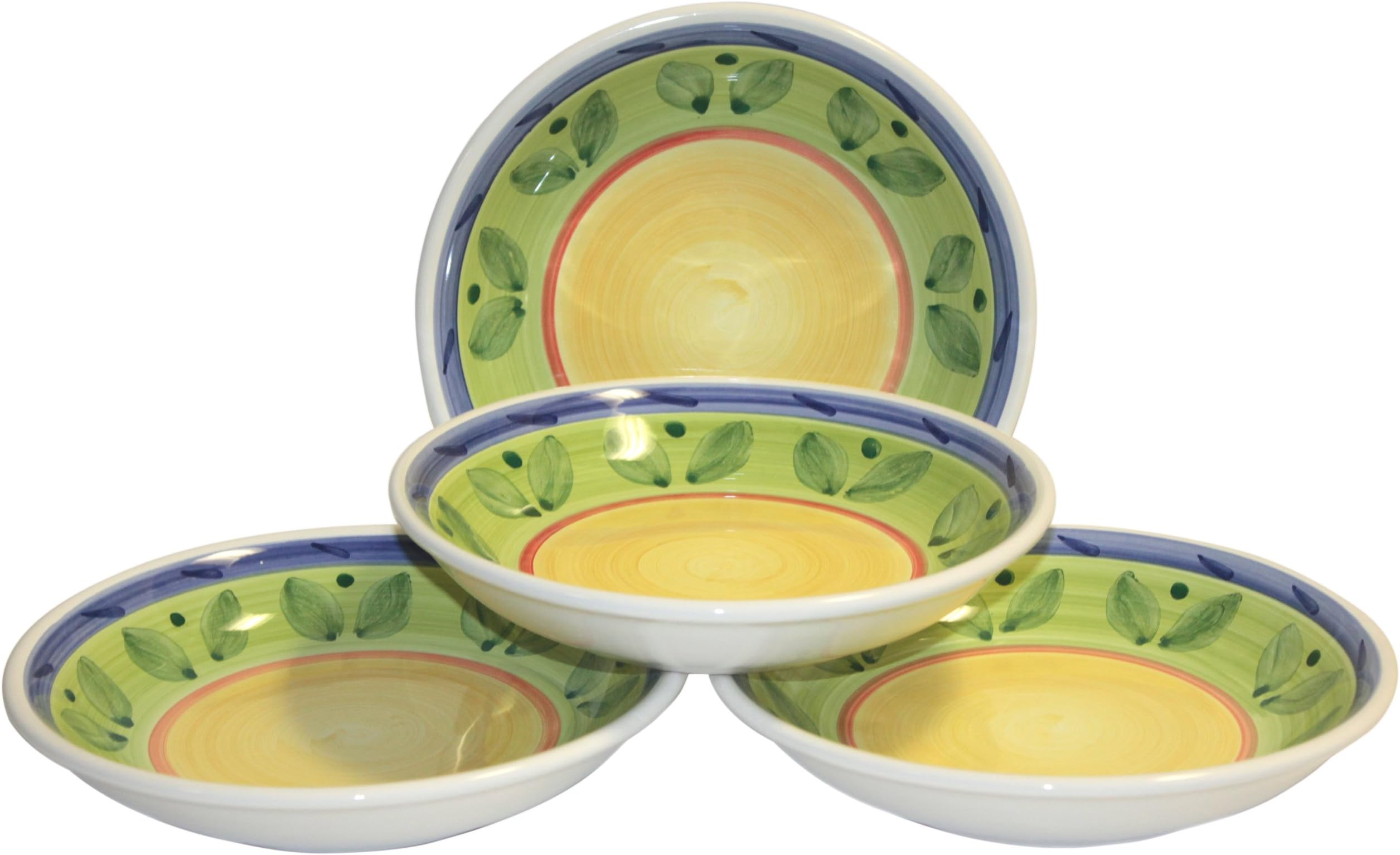 Girasole 4-Piece Soup Plate Set