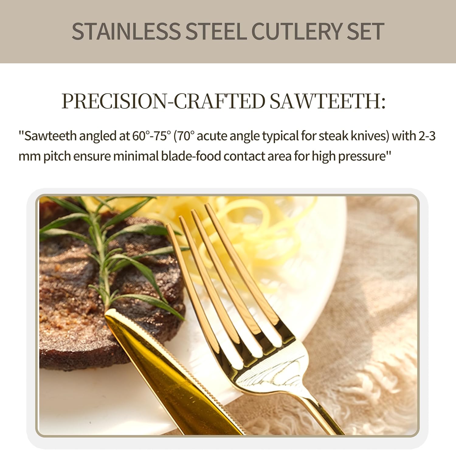 72pcs golden silverware set, Flatware sets for 18, premiun golden cutlery set, 18/8 stainless steel tableware set for home kitchen,wedding,party, dishwasher safe