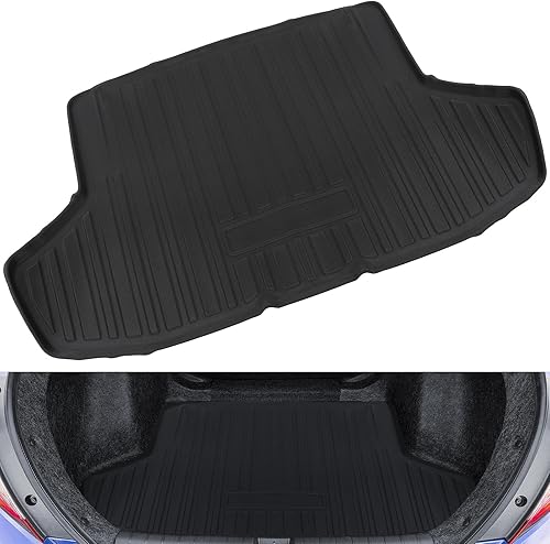 MotorFansClub Forro de carga para Honda Civic Sedan 2022 2023 para todo tipo de clima, bandeja de maletero trasera, alfombrillas protectoras de