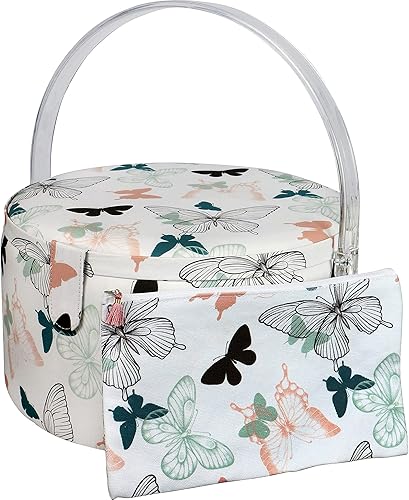 Vista 10 de SINGER 40219 Cesta de coser, estampado de medallón Medallón Azul