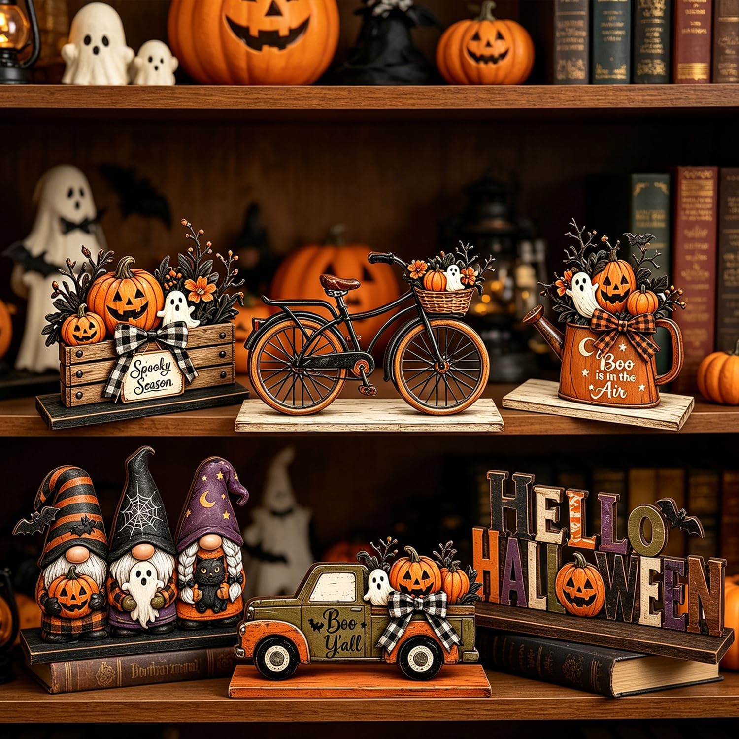 Halloween Decor Indoor, Halloween Table Decorations Indoor for Home