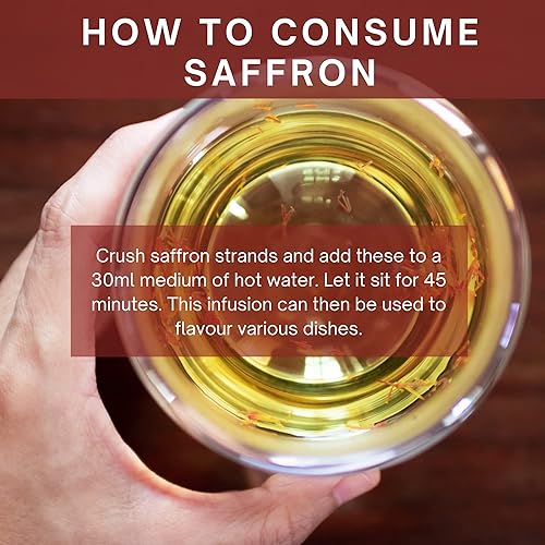 Miniatura 6 de Pure Kashmiri Mongra SaffronKesarKeshar PACK DE 5 (0.04 oz cada uno)  De las mejores tierras agrícolas de Pampore, J&K, India  Probado y certificado