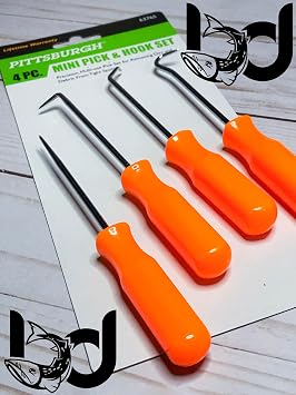 4 Pc Pick And Hook Set