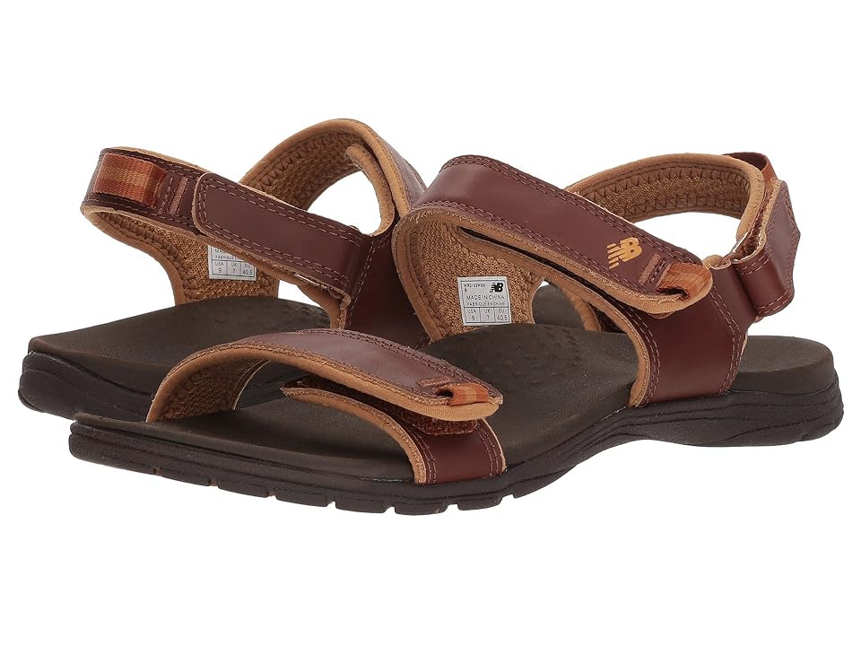 

New Balance Traverse Leather Sandal (Whisky) Women's Sandals, Brown