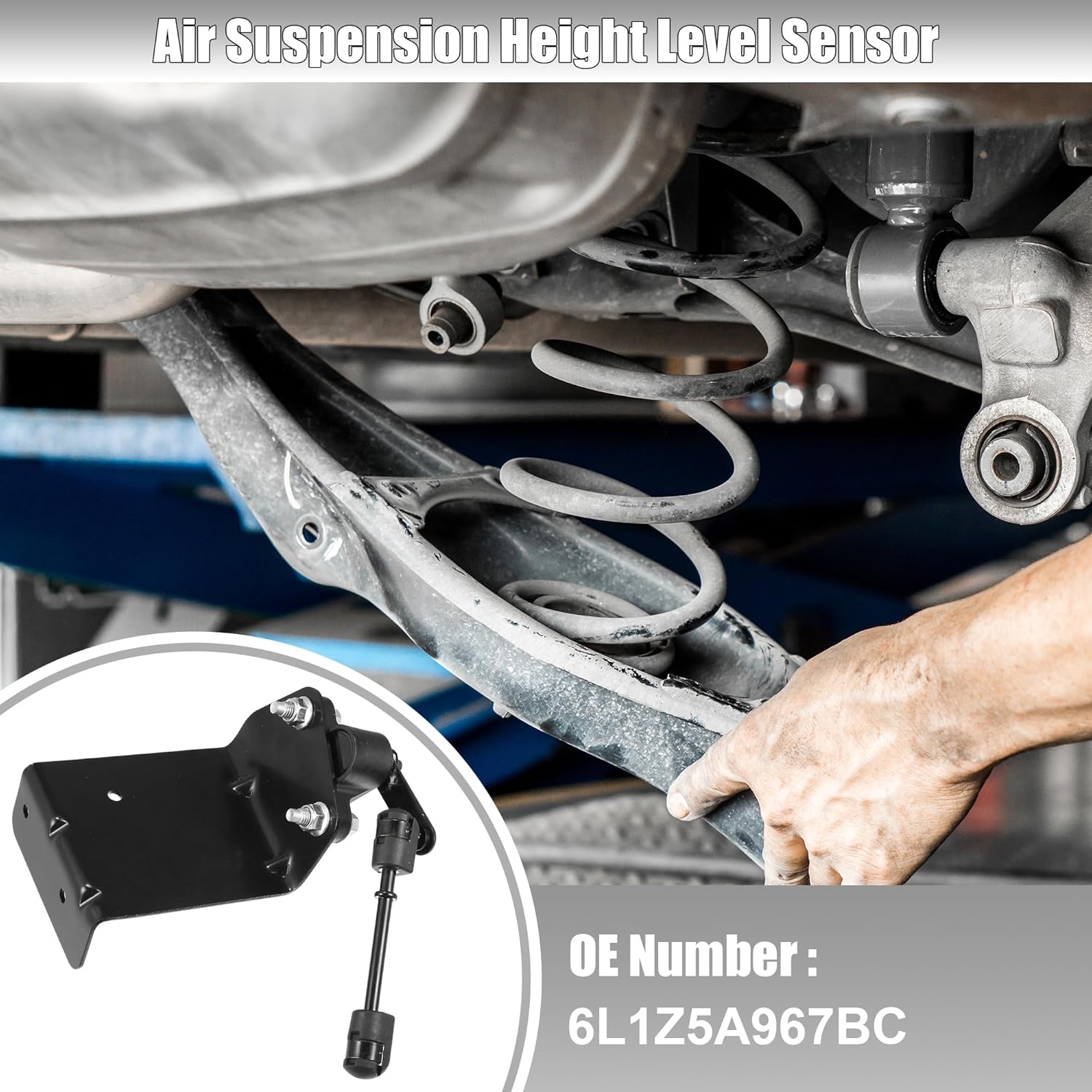 uxcell Rear Left Right Side Suspension Ride Height Level Sensor for Ford Expedition 5.4L 2006 No.6L1Z5A967BC