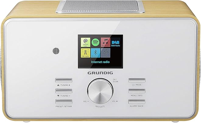 Grundig DTR 6000 2 1 DAB WEB Internet radio tutto uno con Bluetooth Multiroom ricezione rovere Grundig DTR 6000 2 1 DAB WEB Internet radio tutto uno con Bluetooth Multiroom ricezione rovere