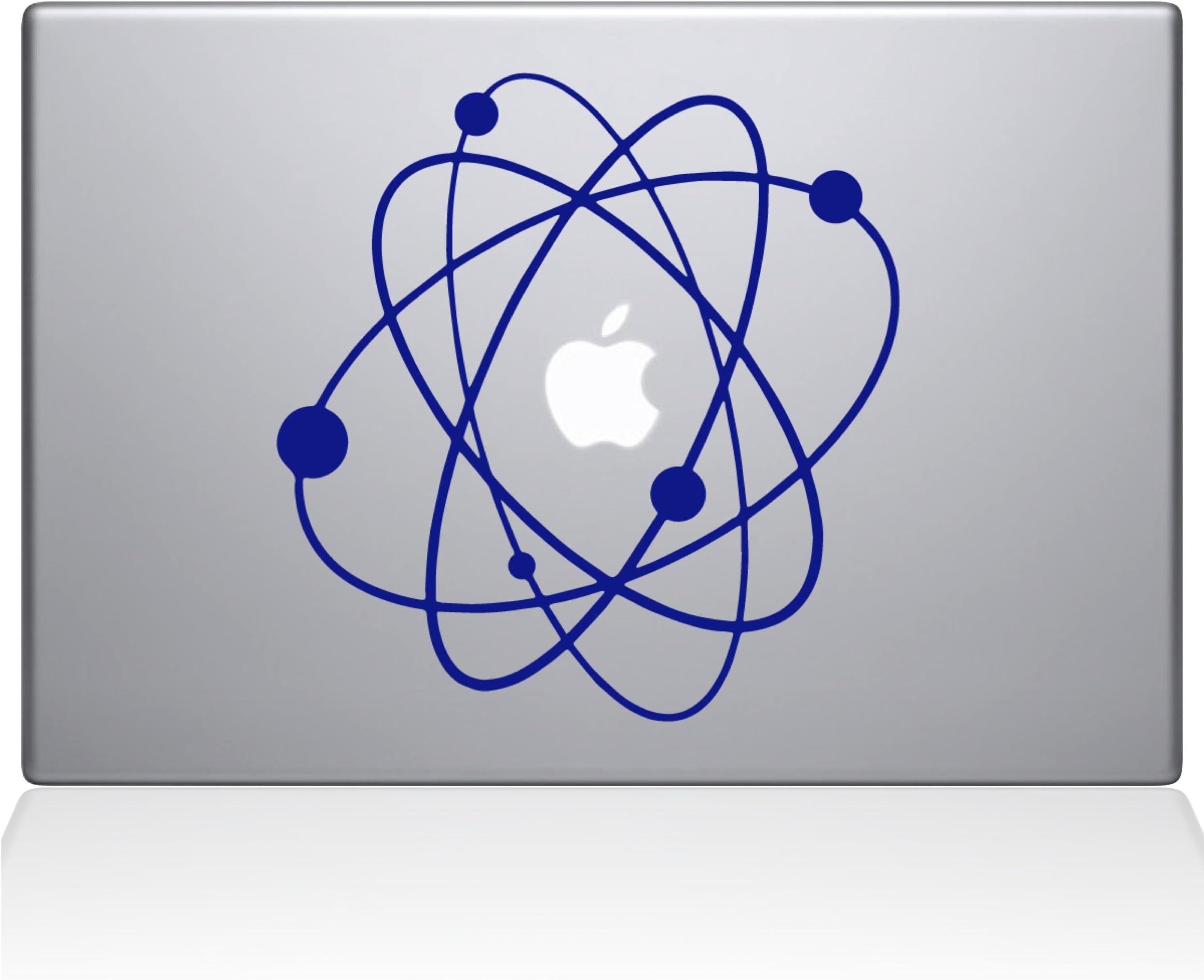 The Decal Guru 2090-MAC-13X-DB Atom 2 Decal Vinyl Sticker, Dark Blue, 13" MacBook Pro (2016 & Newer)