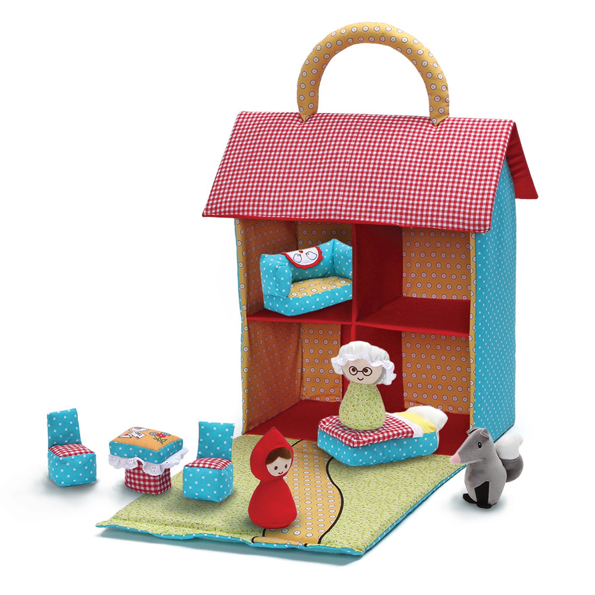 GUND 赤ずきんちゃんハウス　ぬいぐるみ Amazon.co.jp: GUND 赤ずきんちゃん ハウス 4059992 : おもちゃ