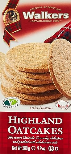 Walker's Shortbread - Galletas de avena tradicionales de las tierras altas, galletas escocesas, caja de 9.9 onzas