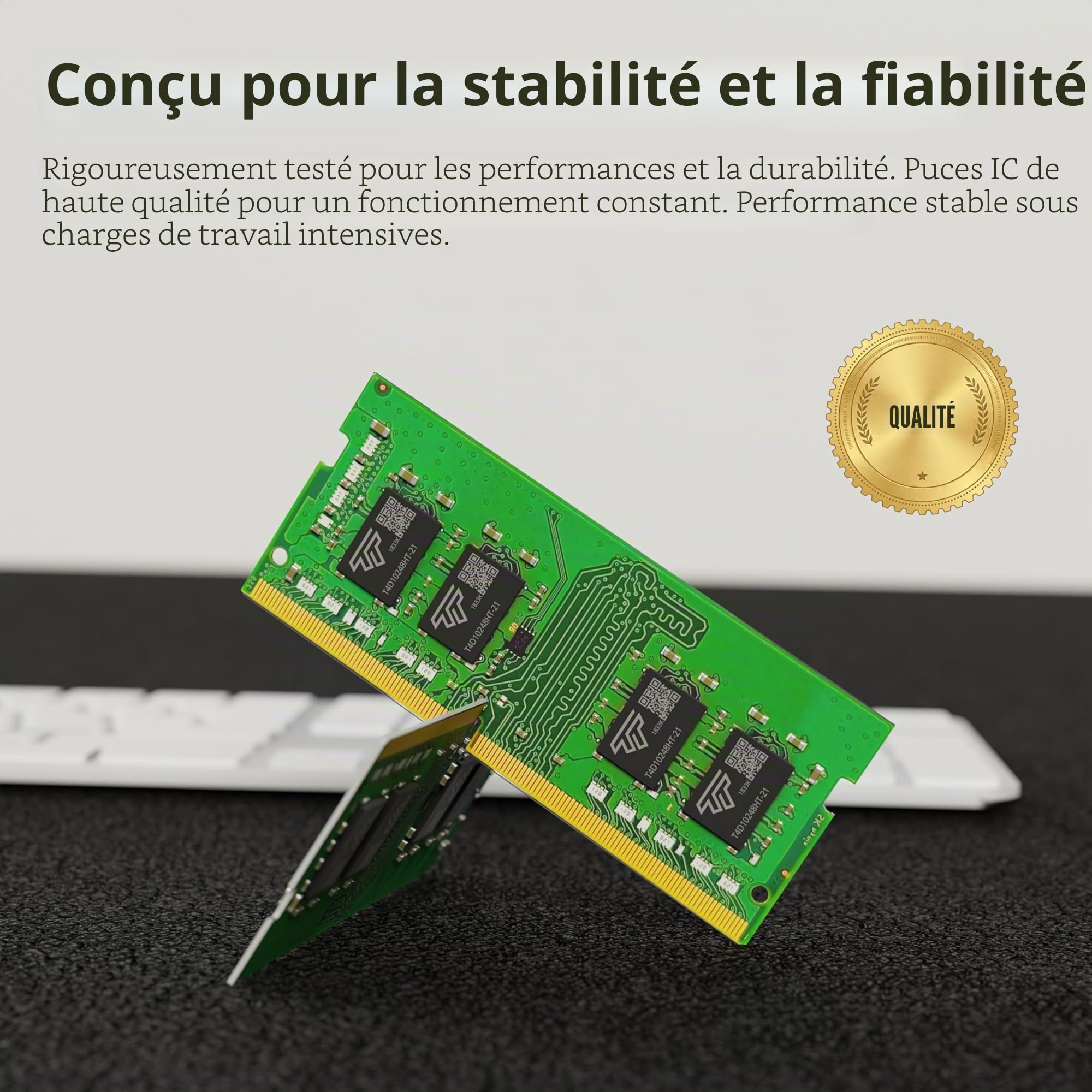 Timetec 8 Go DDR4 2400 MHz (PC4-2400T) PC4-19200 SODIMM – Non-ECC sans Tampon, 260 Broches, 1,2 V, CL17, Module de mémoire pour Ordinateur Portable, Mini-PC et Ordinateur Tout-en-Un