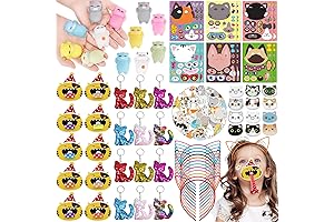 120Pcs Cat Theme Party Favors Kit
