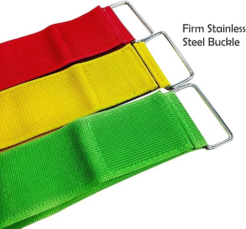 Miniatura 5 de Bandas de carreras de 8 colores y 3 patas, 3 patas de carrera, duradera, firme, elástica, cuerda de amarre colorida de 3 piernas para fiesta, juego