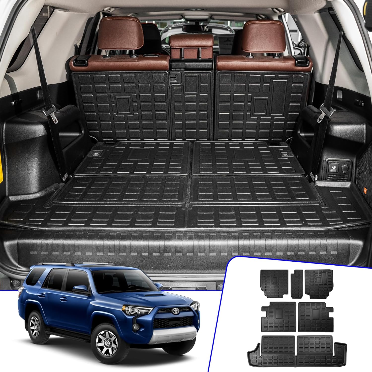 Rongtaod Cargo Mat Compatible with 20102023 Toyota 4Runner
