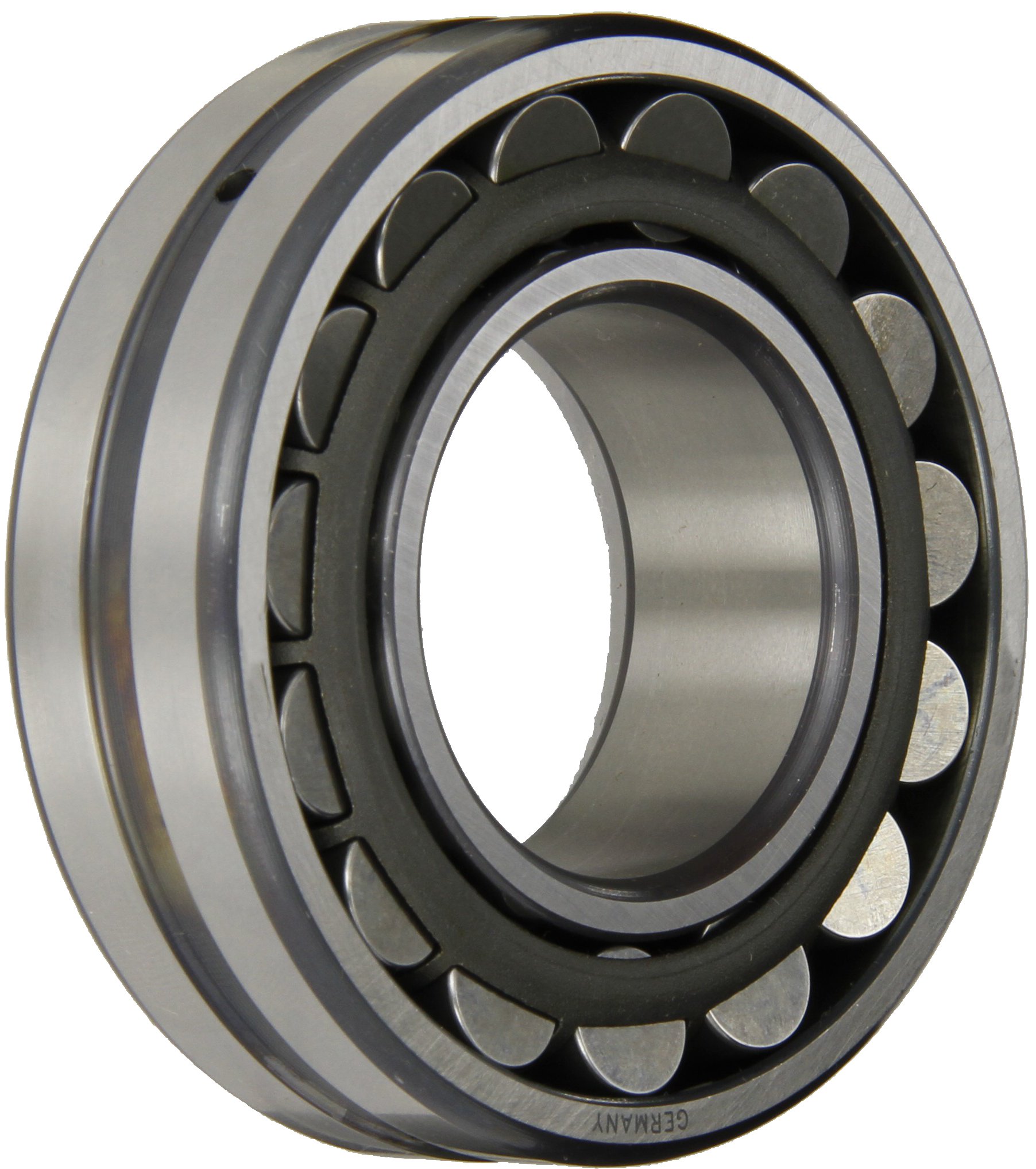 FAG 22208E1-C4 Roulement à rouleaux sphériques, alésage droit, cage en acier, dégagement C4, métrique, diamètre de 40 mm, diamètre de 80 mm, largeur de 23 mm