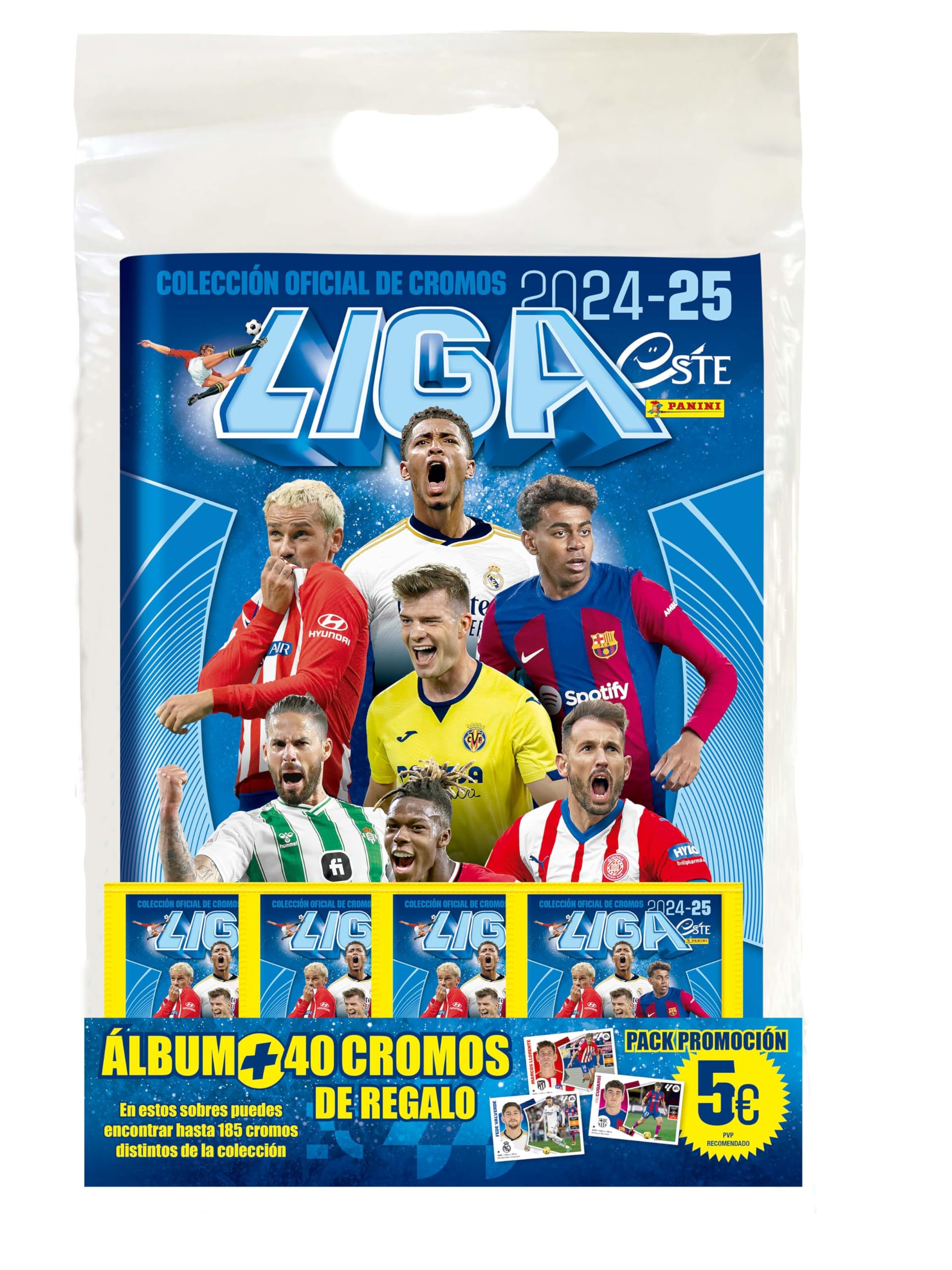 Album Cromos La Liga Este 2024-25 + 10 Paquetes Cromos
