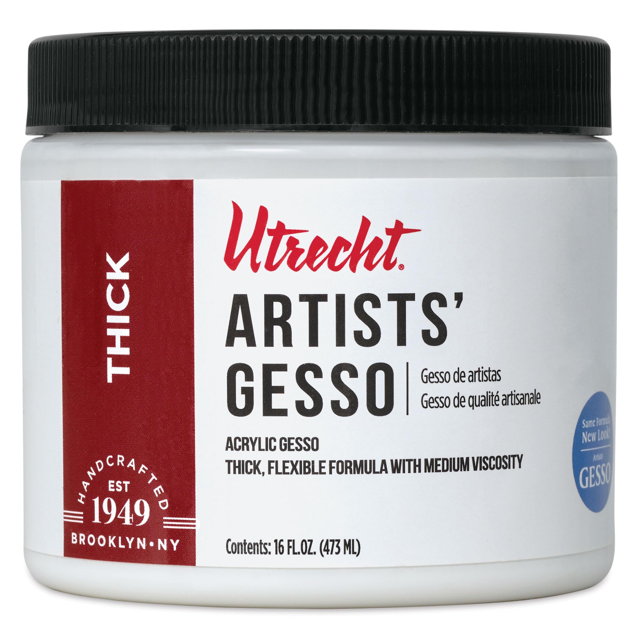 Artists Acrylic Gesso - White, 16 oz