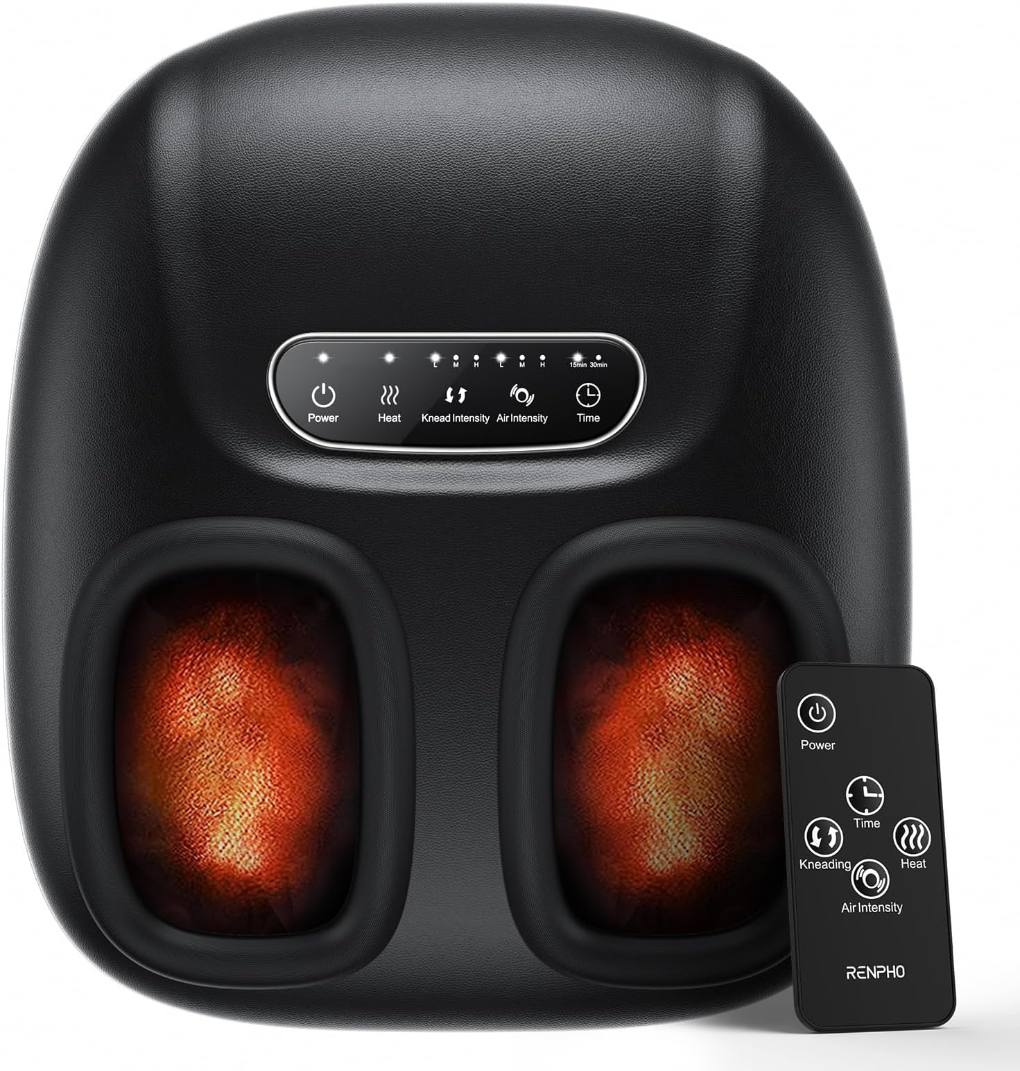 HoMedics Gentle Touch Gel Shiatsu Foot Massager, Heat