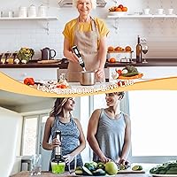 Vista 4 de Keylitos - Batidora de mano de inmersión 5 en 1 [Actualizada], batidora de mano con palillo de 600 ml, vaso medidor de 800 ml, batidor y espumador