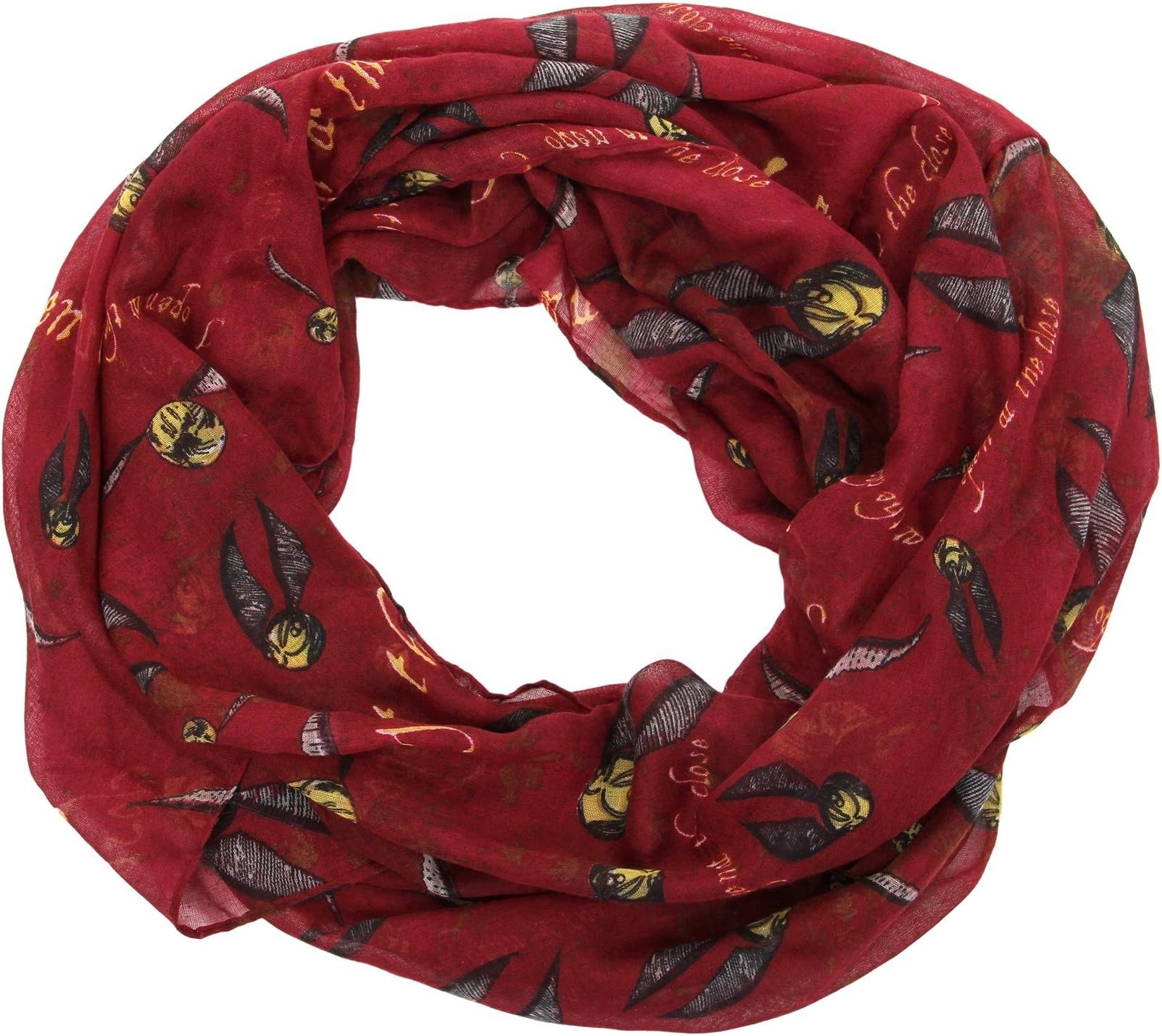 Harry Potter Golden Snitch Infinity Scarf