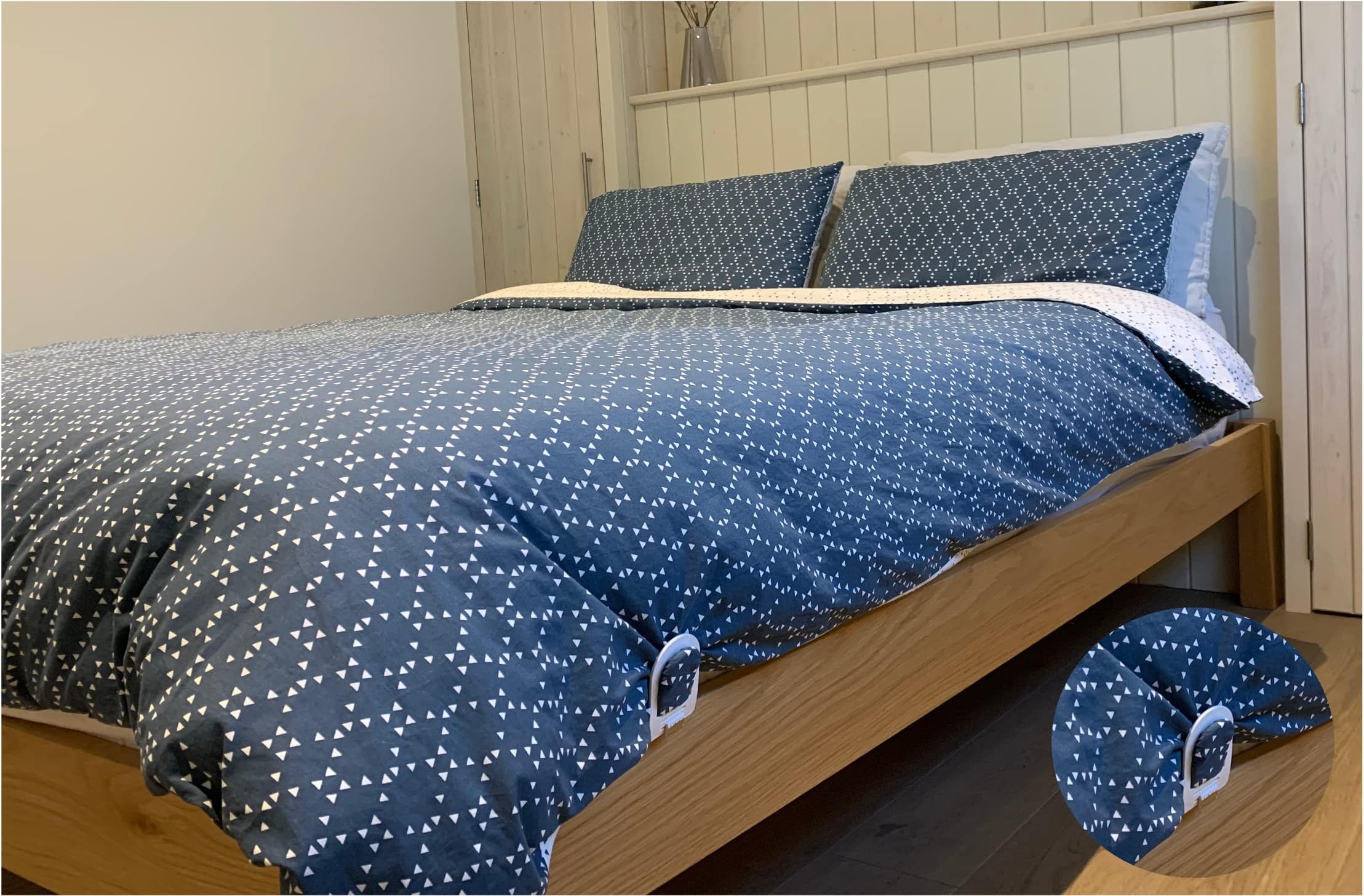 Duvet Clips Double/King size bed - Fasteners Holders Straps