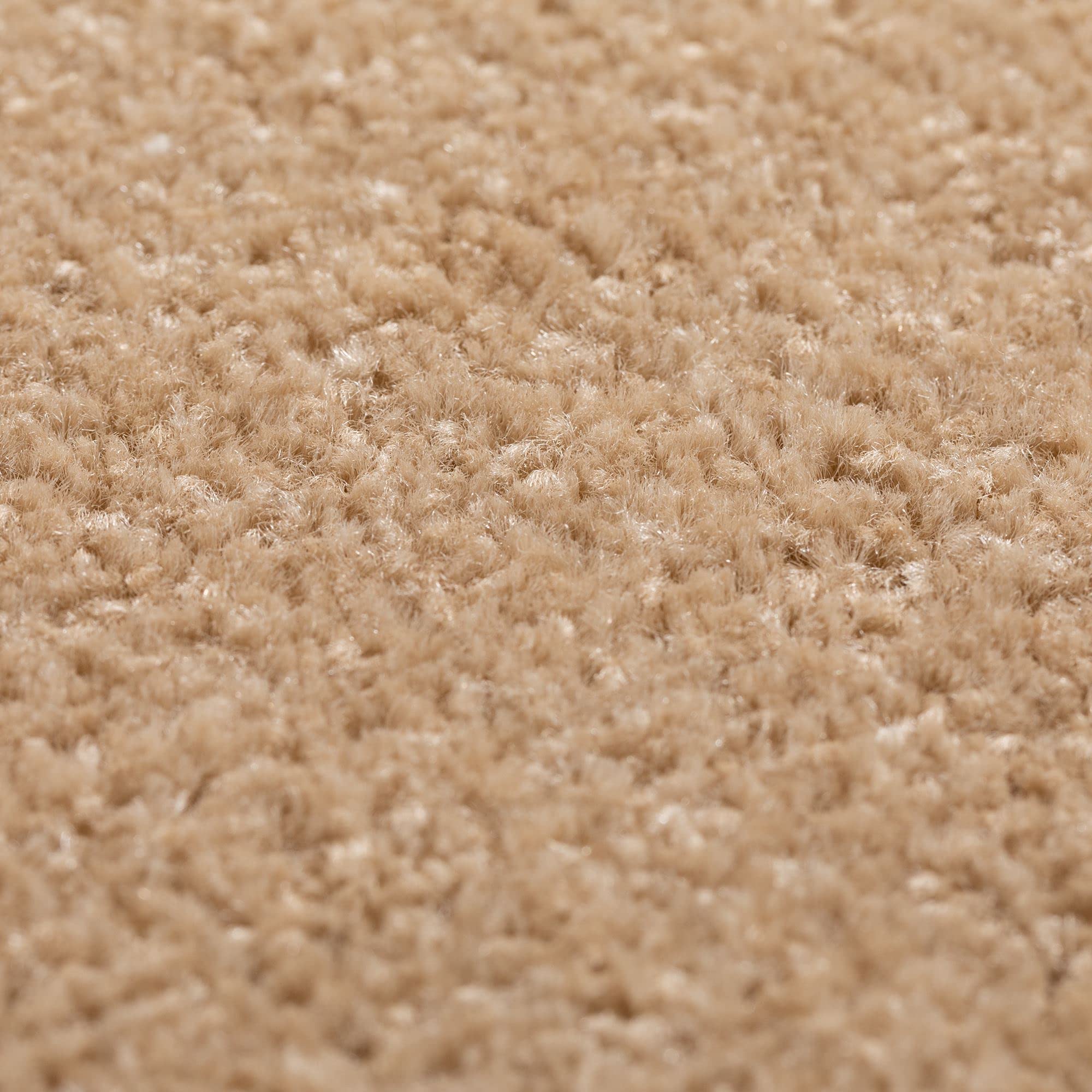 Steffensmeier Kurzflor Teppich Ibiza | Wohnzimmerteppich | Stilvoll | Pflegeleicht | Jugendteppich | Beige, Größe: 200x300 cm