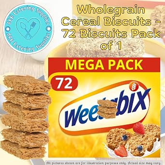 Wholegrain 72 Cereal Biscuits - 72 Biscuits Pack of 1