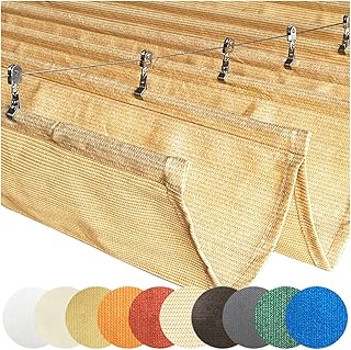 UV Resistant Retractable Wave Shade Sail for Pergola Awning