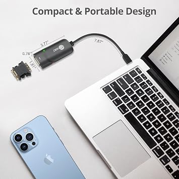 SIIG USB 3.0 to DVI and VGA Display Adapter, 2048x1152, JU-DV0112-S3 | Add DVI or VGA display output through USB 3.0 at up to 2048x1152; DisplayLink supports Windows and macOS desktops.