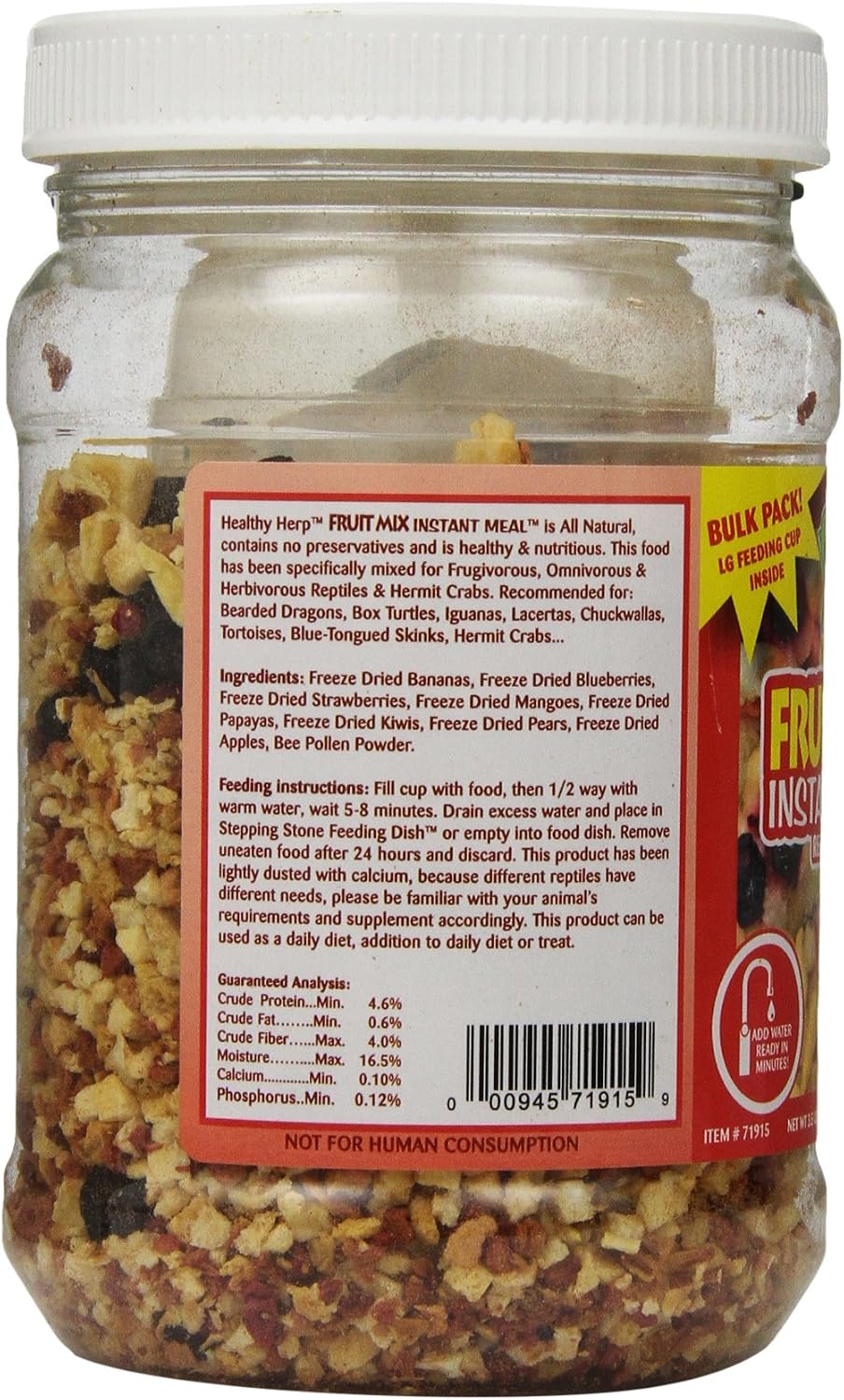 San Francisco Bay Brand SSF71915 Bulk Health Herp Fruit Mix Instant Meal, 3.5-Ounce