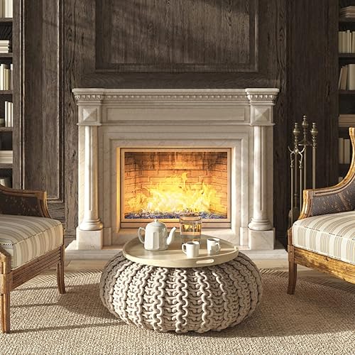 Miniatura 5 de GASPRO Vidrio de fuego de 10 libras para hoguera de propano, cuentas de vidrio de 34 pulgadas para mesa de hoguera, rocas de vidrio para decoración