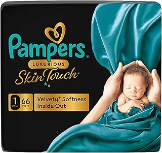 Pampers Luxurious Skin Touch – Premium Diapers with Luxurious Velvety Softness Inside Out