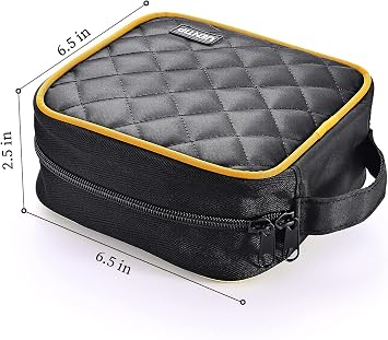 UENTIP Nylon CD/DVD Case for Car,CD Wallet,CD Storage Disc Wallet Bag with Portable Zipper for Car Home Travel (48)