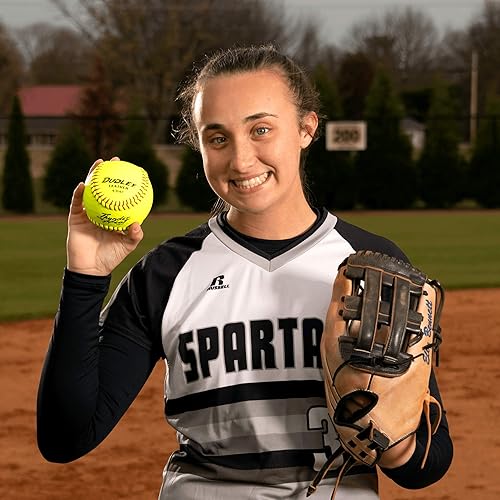 Miniatura 4 de Dudley NFHS Thunder Heat Fastpitch Softbol - Paquete de 12