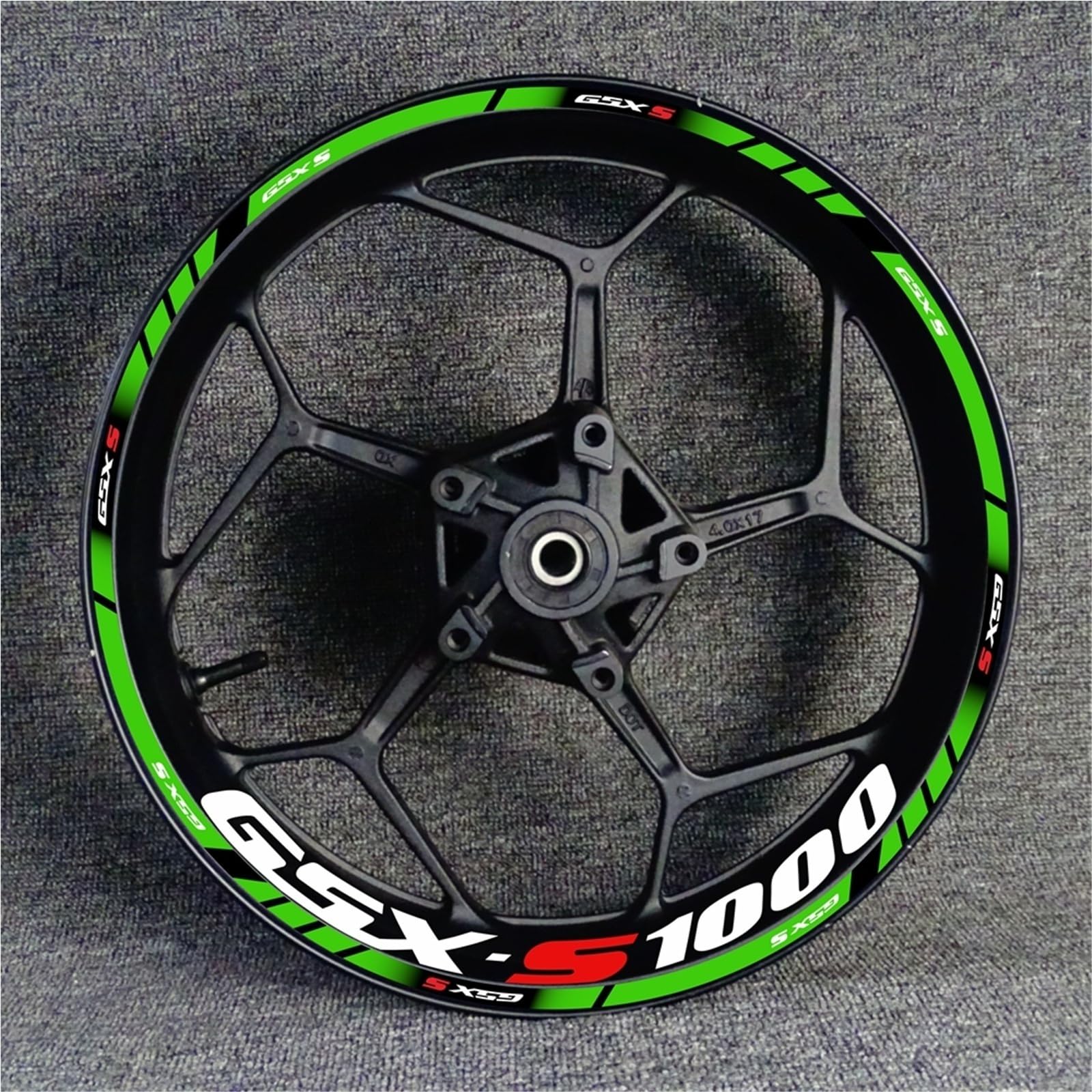 Motorrad Radnabe Aufkleber Felge Reflektierende Aufkleber Für S&uzuki GSXS1000 Gsx-s 1000 R Gsxs/1000/R/S1000/S(Set Meal 1)