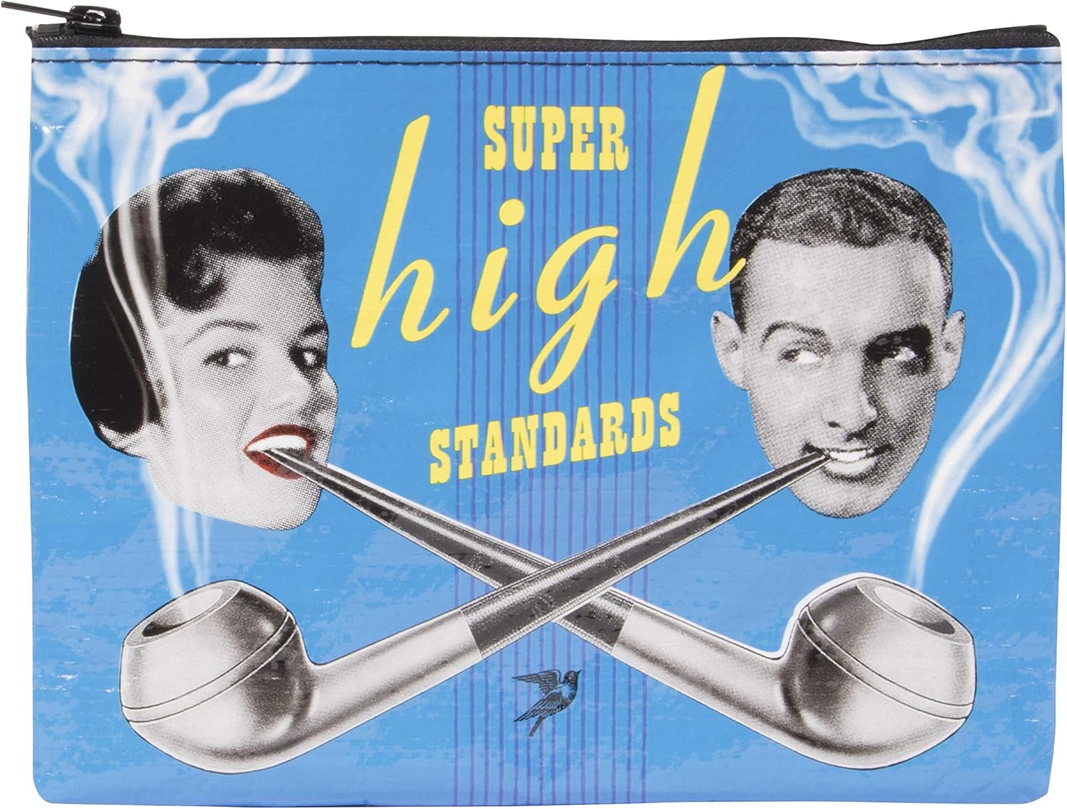 Blue Q Bags, Zipper Pouch, Super High Standards