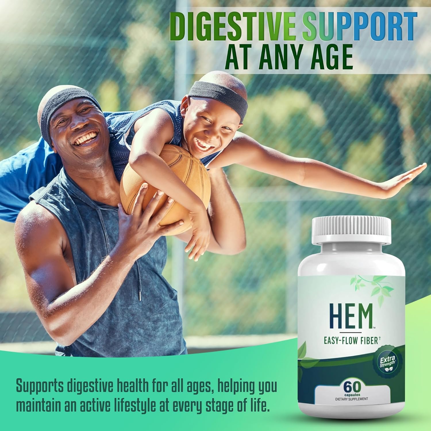 Easy-Flow Fiber – Plant-Based Oat Fiber Supplement for Constipation, Bloating, and Gas Relief | Gentle Digestion and Hemorrhoid Support | Non-Psyllium, Gluten-Free (Pack of 1)