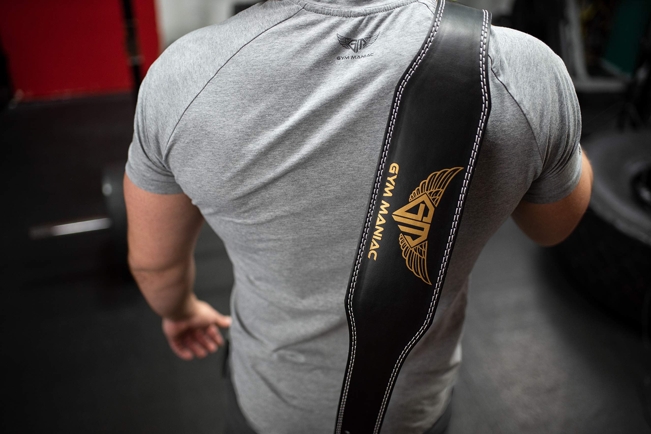 ジムウェイト Amazon.co.jp: Gym Maniac GM ウェイトリフティングウエストジムベルト