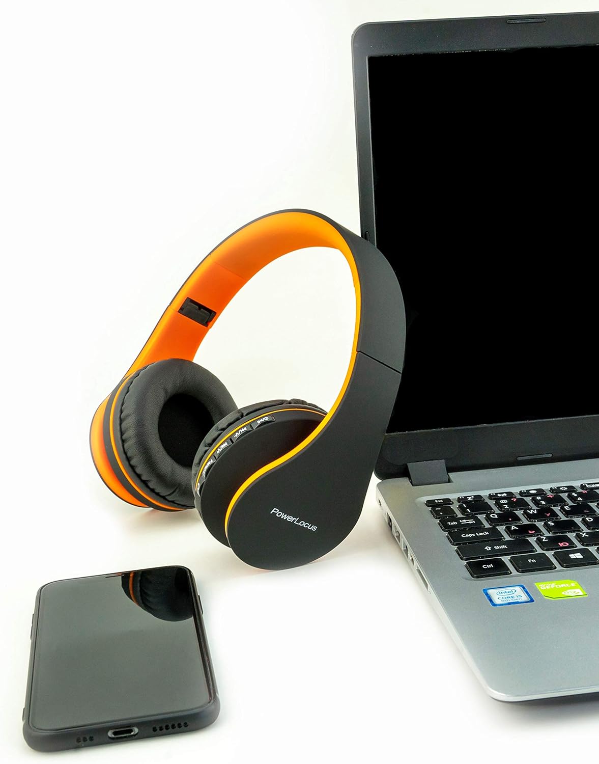 Flash Deals - 50% OFF PowerLocus Wireless Bluetooth Over-Ear Stereo Foldable Headphones, Wired Headsets Rechargeable with Built-in Microphone for iPhone, Samsung, LG, iPad (Orange) Free Shipping Over $50 PowerLocus Wireless Bluetooth Over-Ear Stereo Foldable Headphones, Wired Headsets Rechargeable with Built-in Microphone for iPhone, Samsung, LG, iPad (Orange)