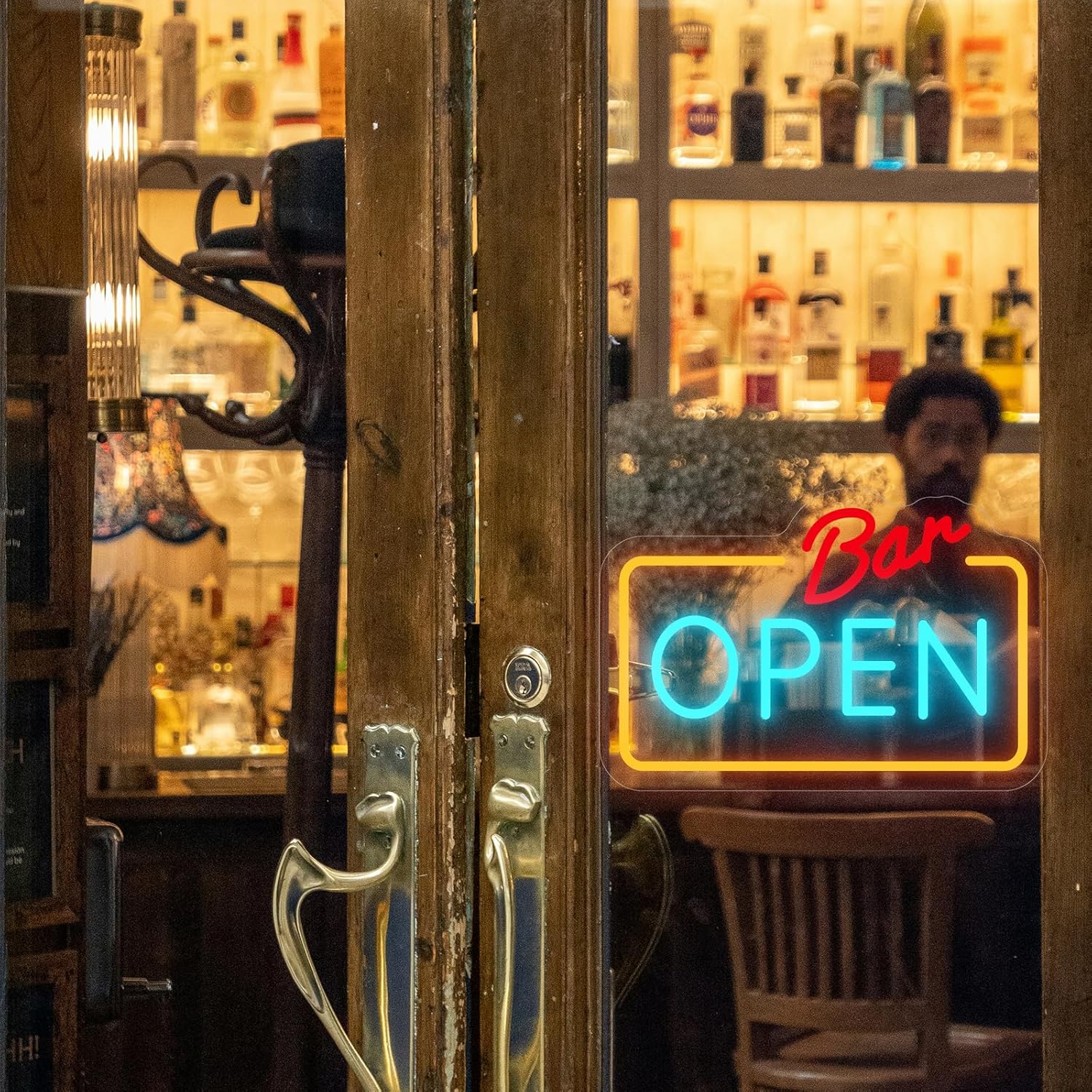 Bar Open Neon Sign for Business, Light up Open Signs for Wall Decor, Dimmable USB Open Neon Light for Beer Bar Pub Party Man Cave Room Art Decor Gift - Image 6