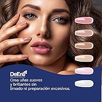 Vista 6 de DeEnti Polvo acrílico para uñas, 2 onzas, color rosa oscuro, grado profesional, sin burbujas, polvo acrílico para uñas, de larga duración