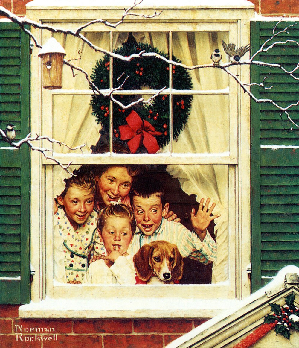 Norman Rockwell Pop-Up Advent Calendar