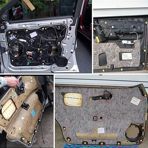 Vista 80 de Nilight 50 clips de retención tipo empujador de aislamiento para capó de orificio de 0.343 in compatibles con Chrysler 4878883AA Dodge 1996-2005 50