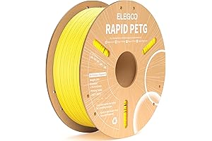 ELEGOO Rapid PETG Filament 1.75mm Yellow: High-Quality 3D Printing Material